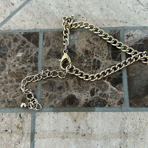 Hollister geile Zigeuner Gold Kette ca. 45cm NEU by Abercrombie - Picture 2 of 3